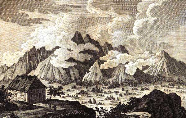 [Tatry widziane od strony Kiemarku, Franz Sartori]