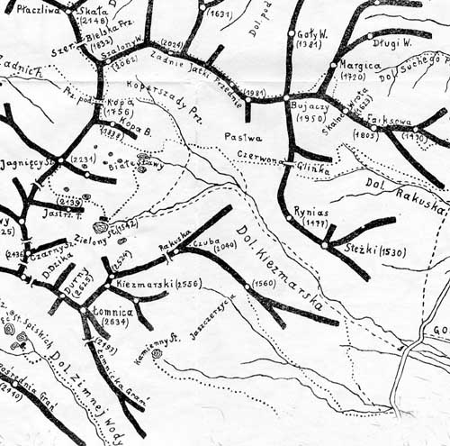 [mapka Doliny Kiemarskiej, Mieczysaw wierz]