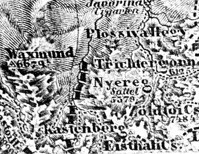 [Fragment wgierskiej mapy Austrii]