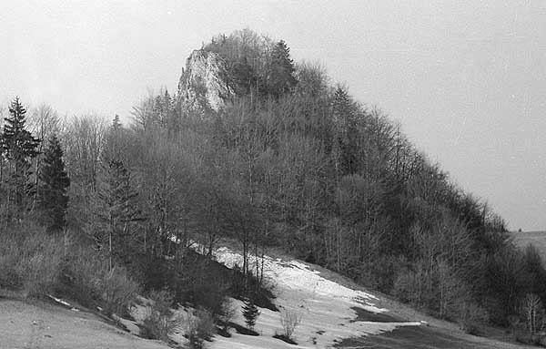 Rabsztyn (847 m) w Maych Pieninach