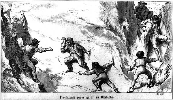Przelazenie przez Garby na Gierlachu