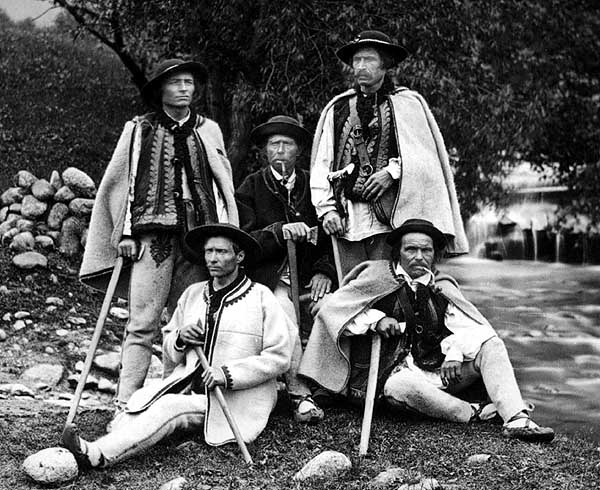 Przewodnicy zakopianscy ok. 1875 roku