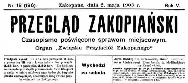 [Przeglad Zakopianski]